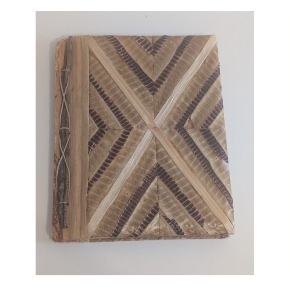 Handmade Book Photo Album Made of Real Plants, Leaves, and Twigs